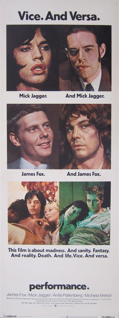 Performance Original Vintage Movie Poster