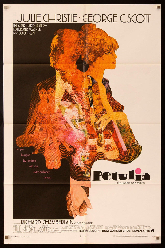 Petulia 1 Sheet (27x41) Original Vintage Movie Poster