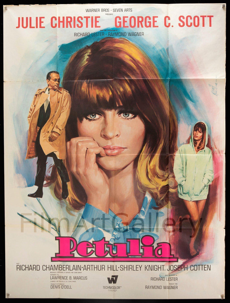 Petulia French 1 Panel (47x63) Original Vintage Movie Poster