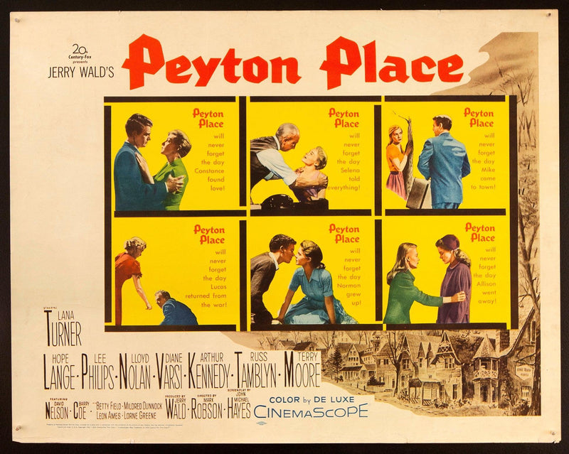 Peyton Place Half Sheet (22x28) Original Vintage Movie Poster