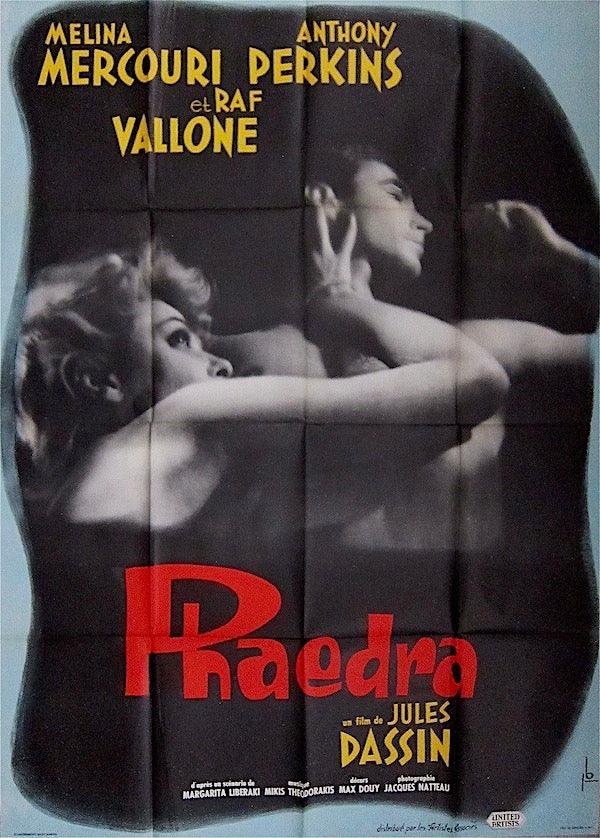 Phaedra French 1 panel (47x63) Original Vintage Movie Poster