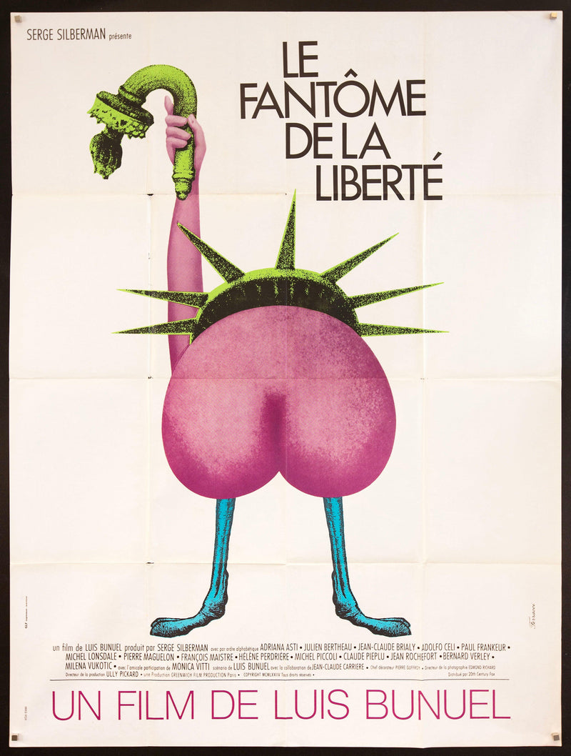 Phantom of Liberty (Fantome de la Liberte) French 1 panel (47x63) Original Vintage Movie Poster