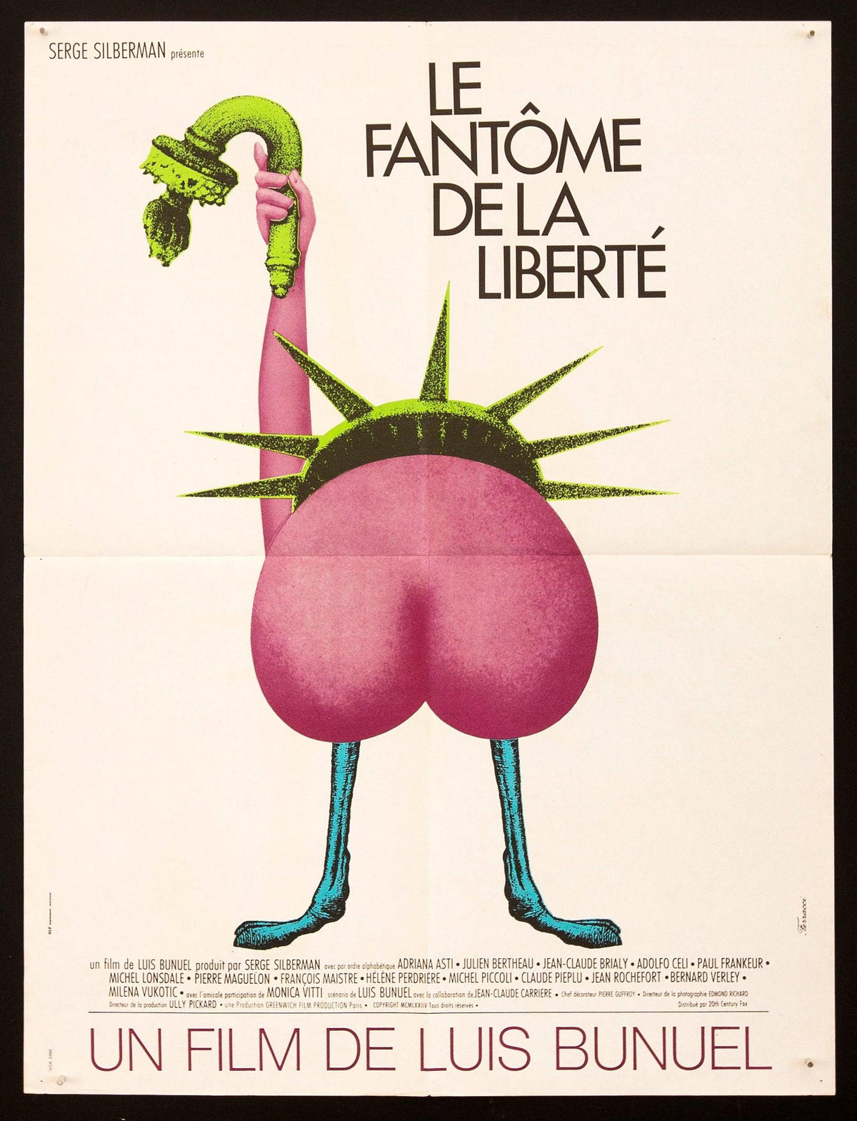 Phantom of Liberty (Fantome de la Liberte) Original Vintage Movie Poster