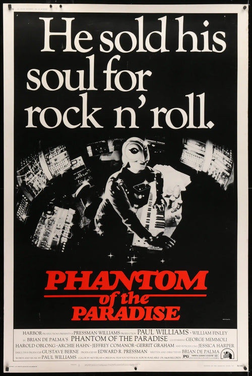 Phantom of the Paradise Original Vintage Movie Poster