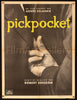 Pickpocket French Small (23x32) Original Vintage Movie Poster