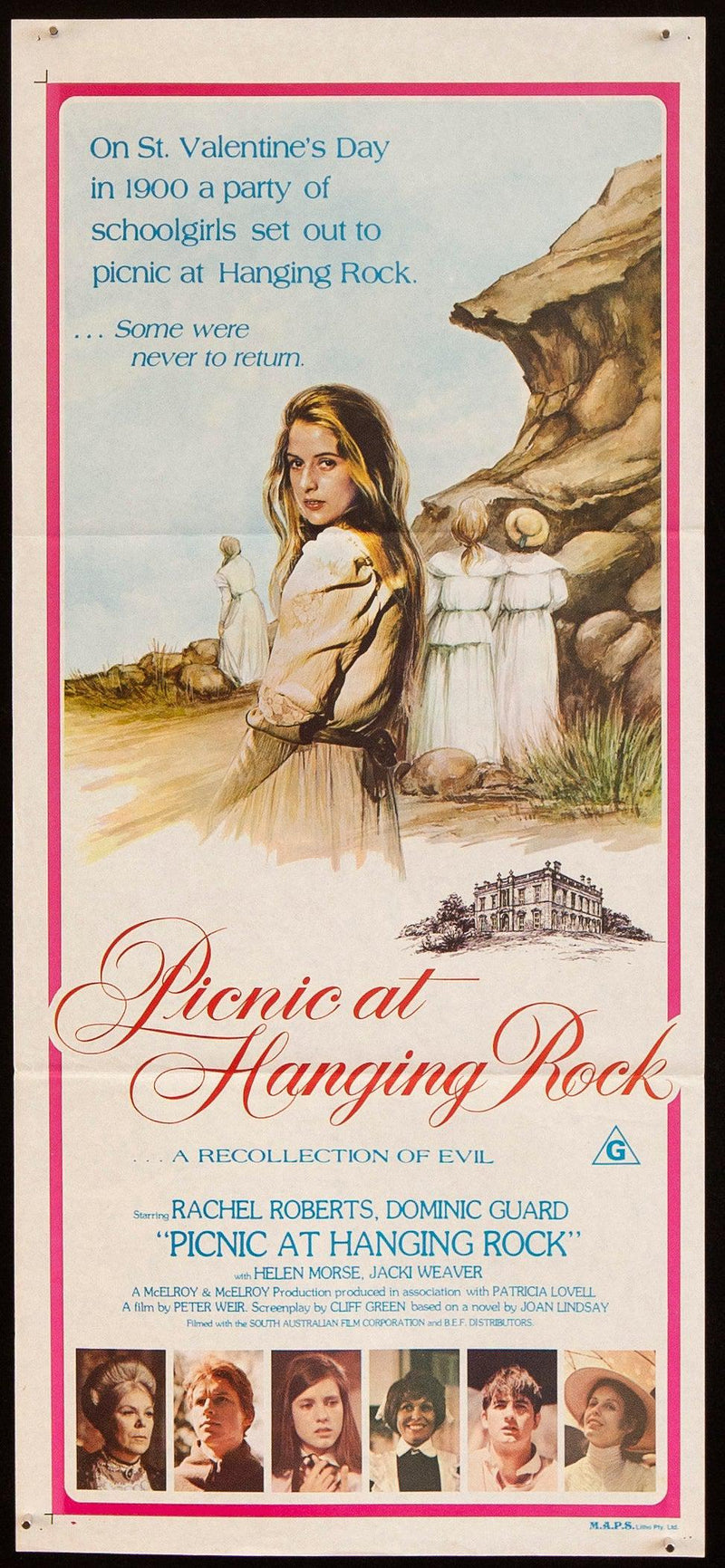 Picnic At Hanging Rock Australian Daybill (13x30) Original Vintage Movie Poster