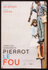 Pierrot Le Fou Original Vintage Movie Poster