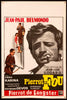 Pierrot Le Fou Original Vintage Movie Poster