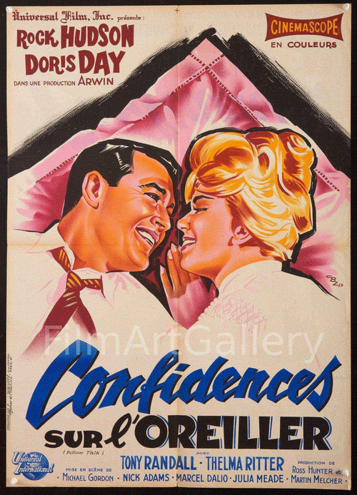 Pillow Talk Original Vintage Movie Poster