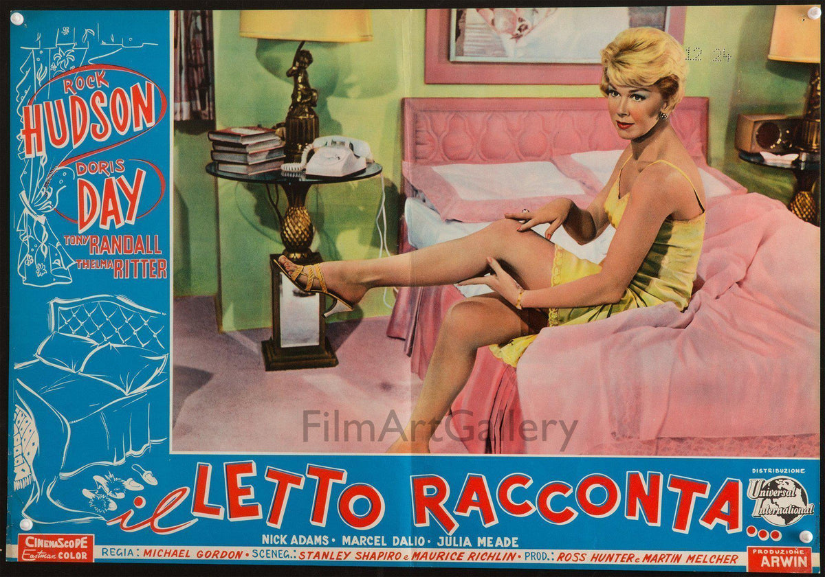 Pillow Talk Original Vintage Movie Poster