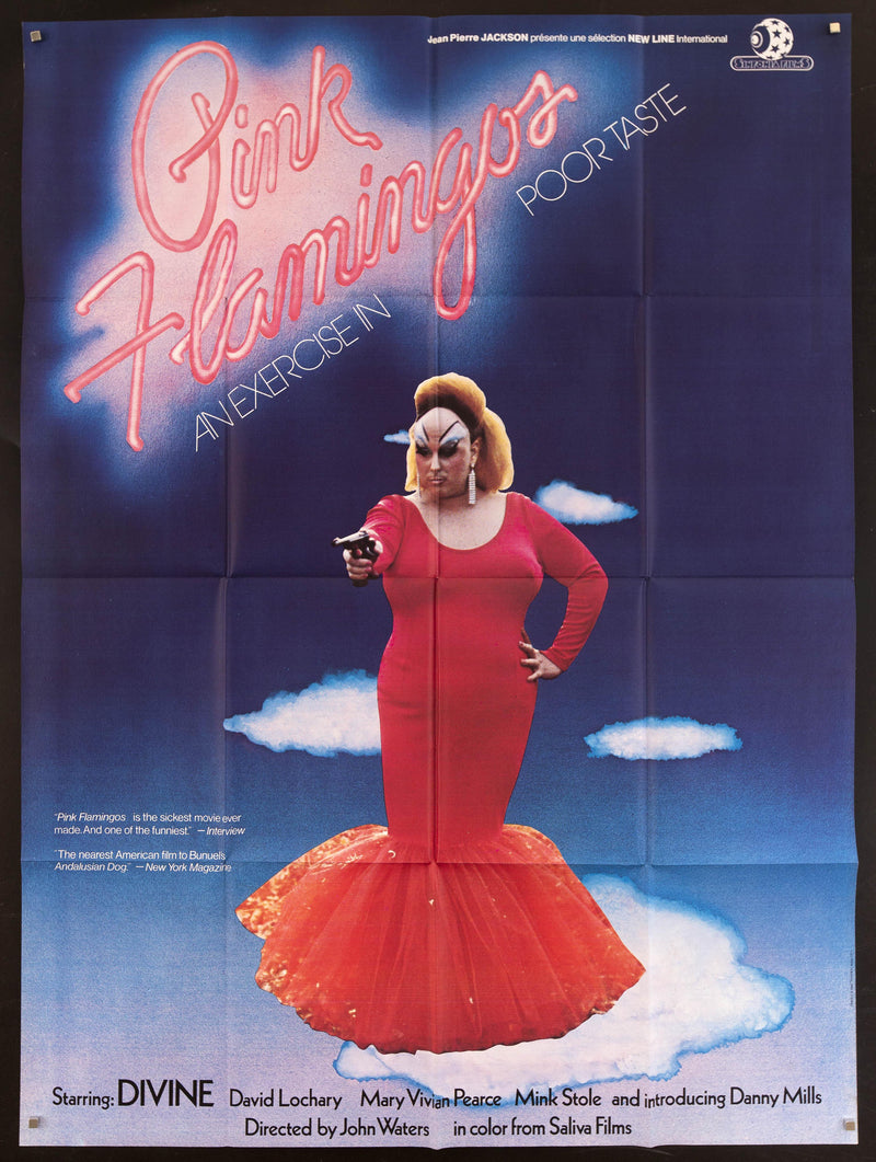 Pink Flamingos French 1 Panel (47x63) Original Vintage Movie Poster