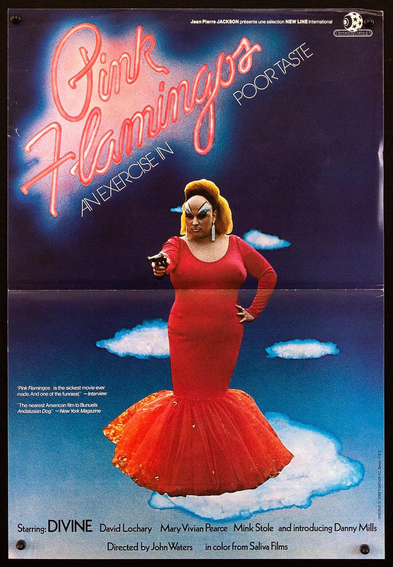 Pink Flamingos French Mini (16x23) Original Vintage Movie Poster