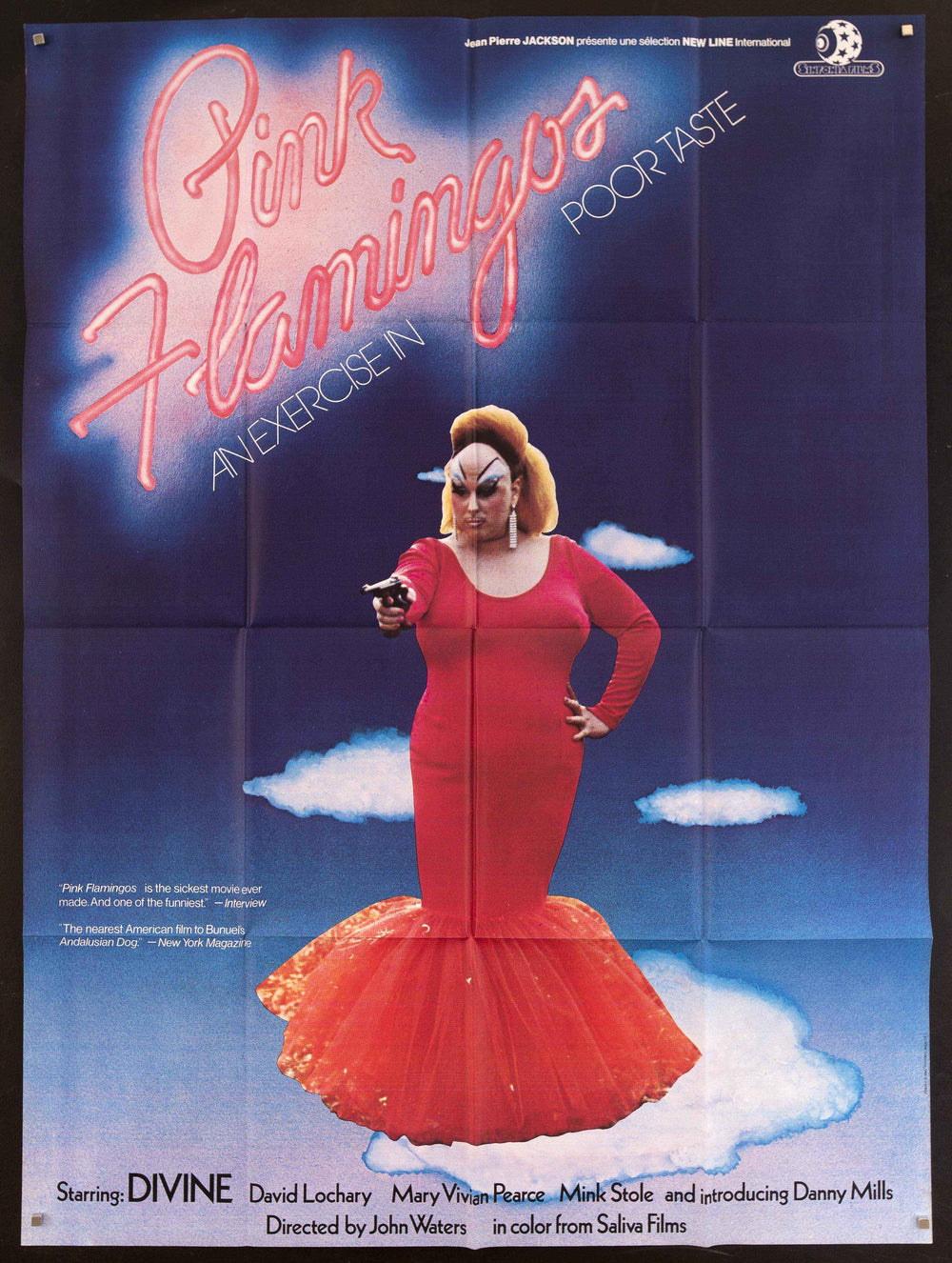 Pink Flamingos Original Vintage Movie Poster