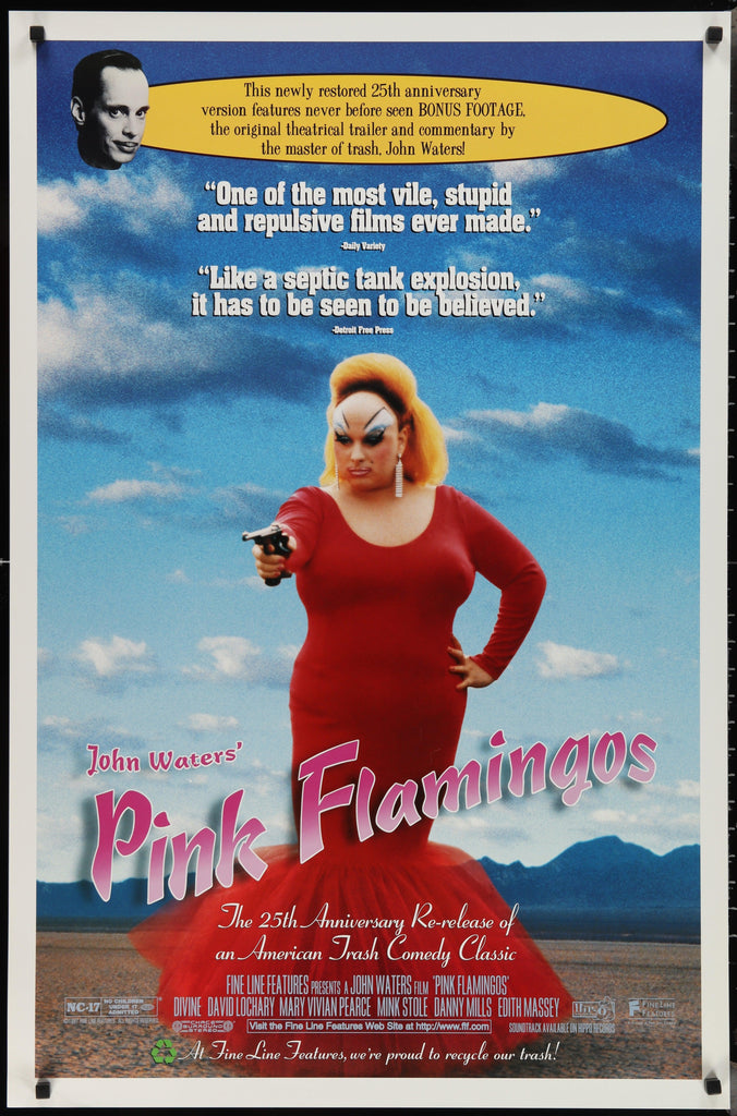 Pink Flamingos Original Vintage Movie Poster