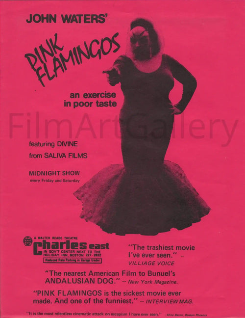 Pink Flamingos Original Vintage Movie Poster