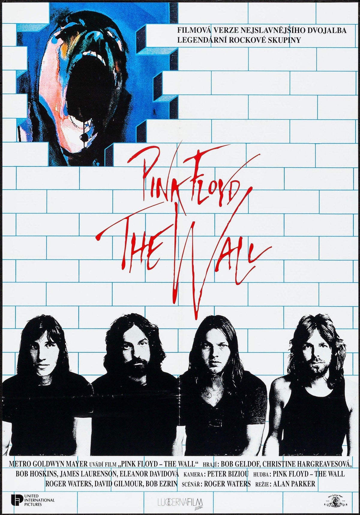 Pink Floyd The Wall Original Vintage Movie Poster