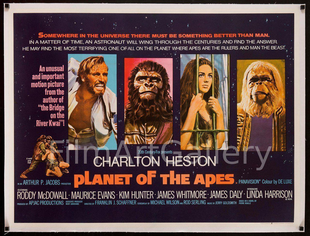Planet of the Apes Original Vintage Movie Poster