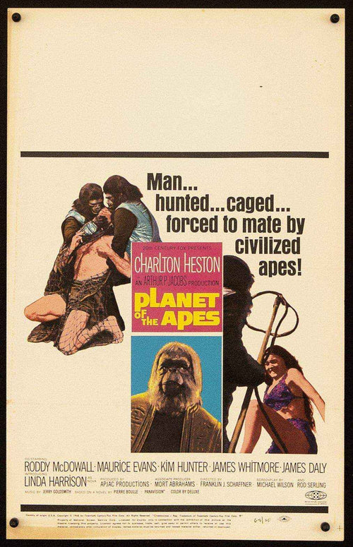 Planet of the Apes Original Vintage Movie Poster