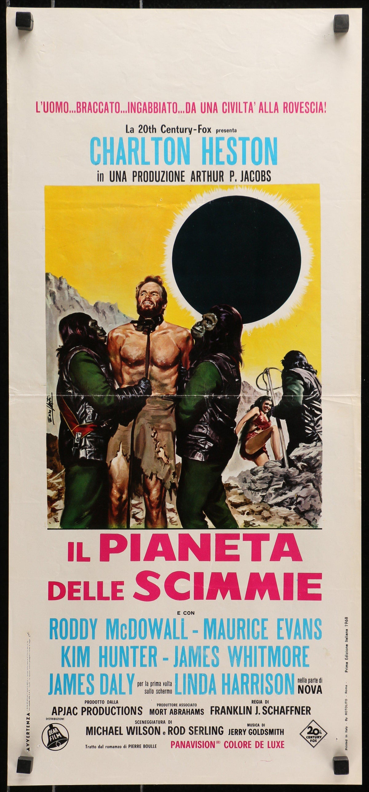 Planet of the Apes Original Vintage Movie Poster
