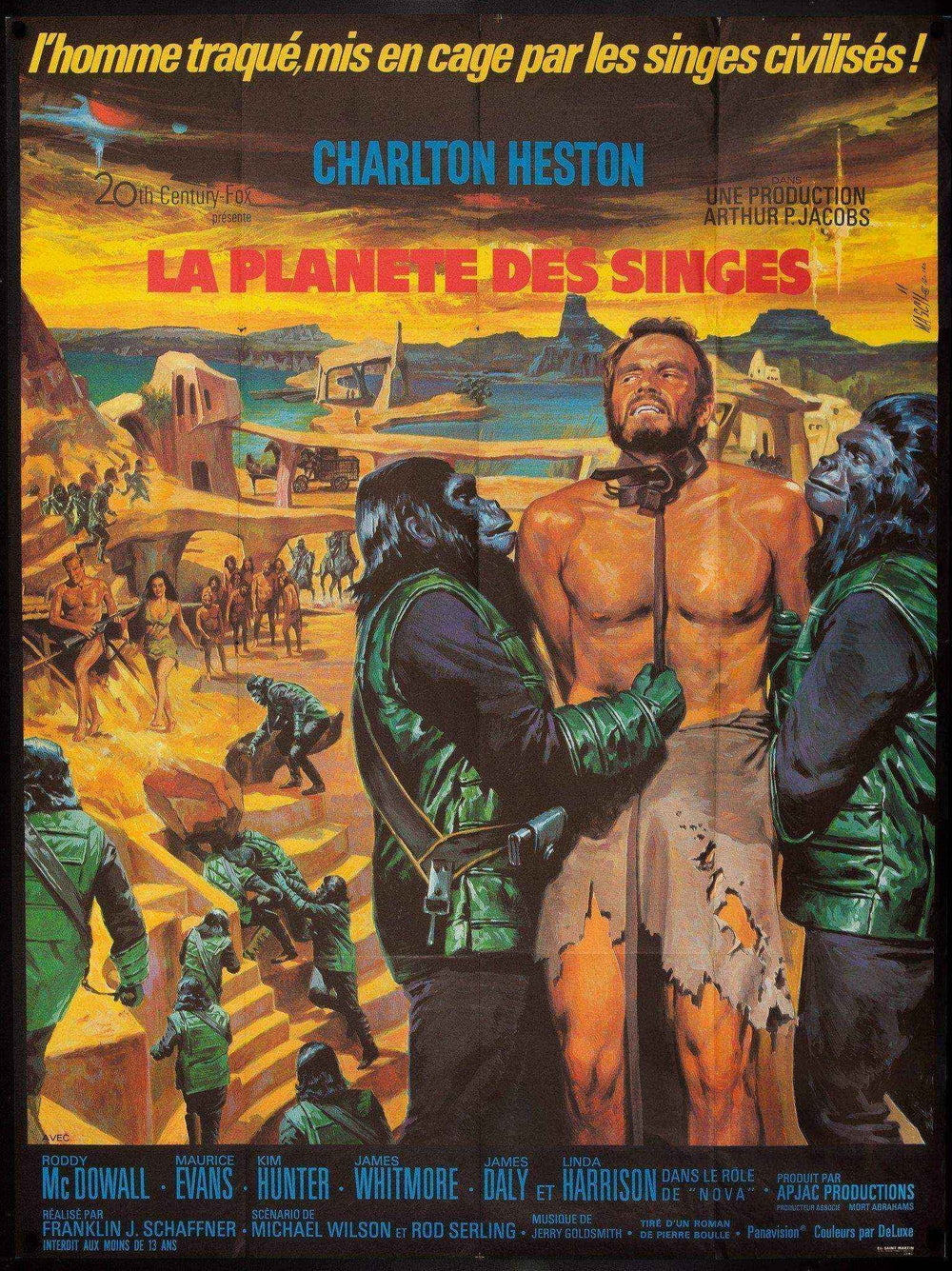 Planet of the Apes Original Vintage Movie Poster