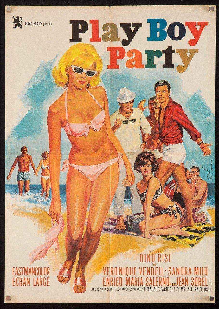 Play Boy Party Original Vintage Movie Poster