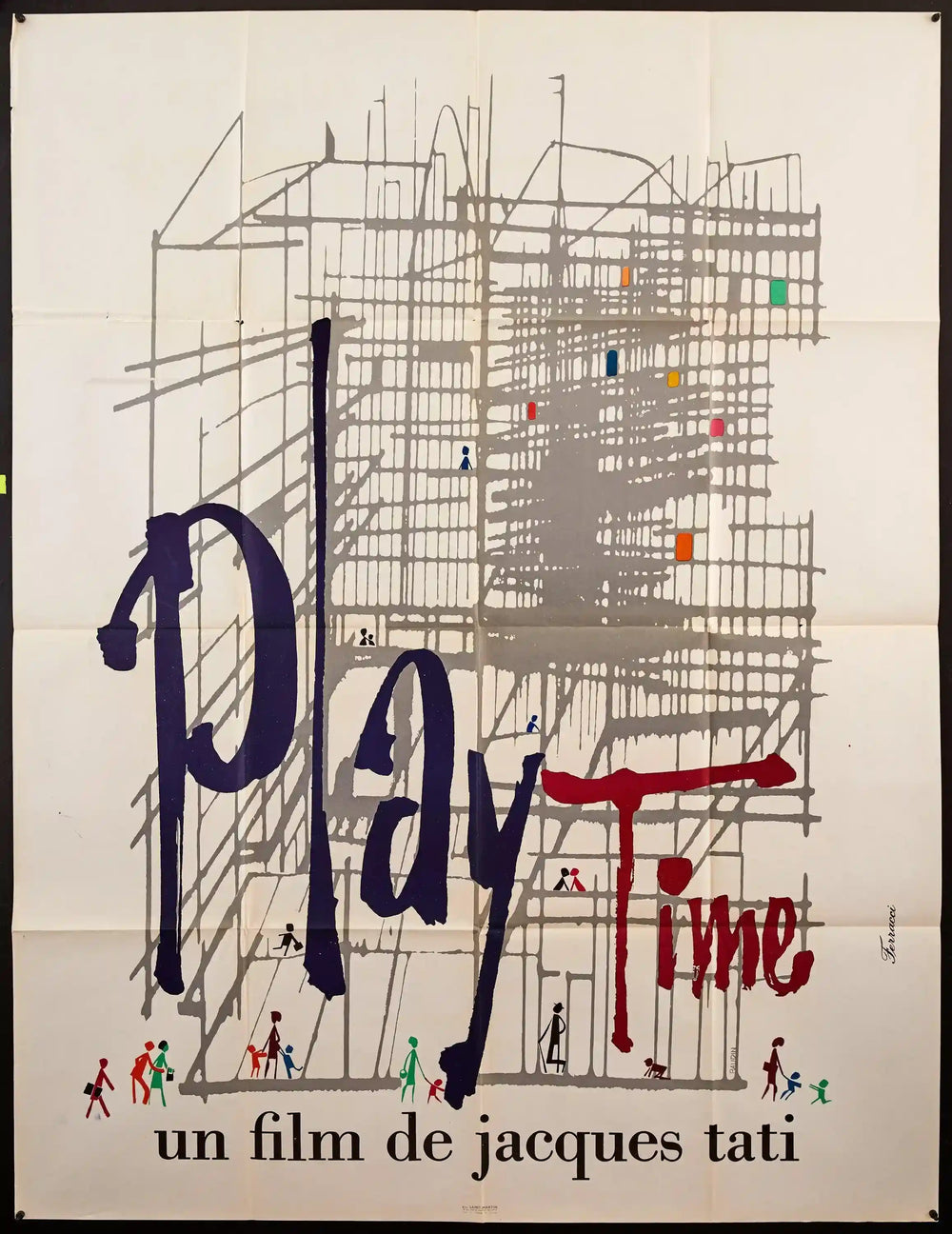 Play Time Original Vintage Movie Poster