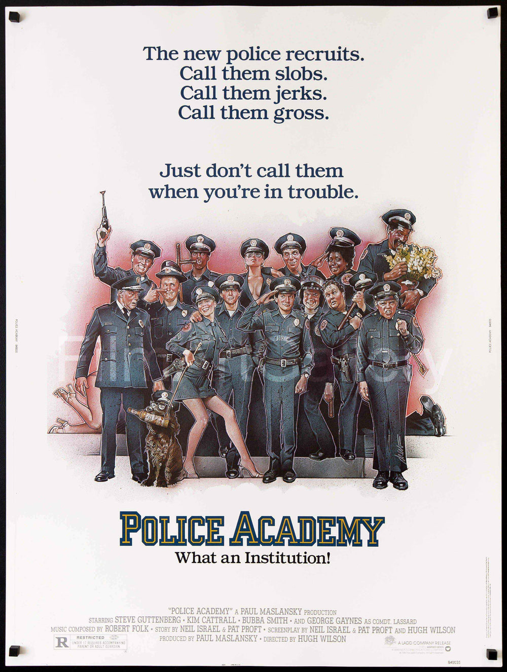 Police Academy Original Vintage Movie Poster