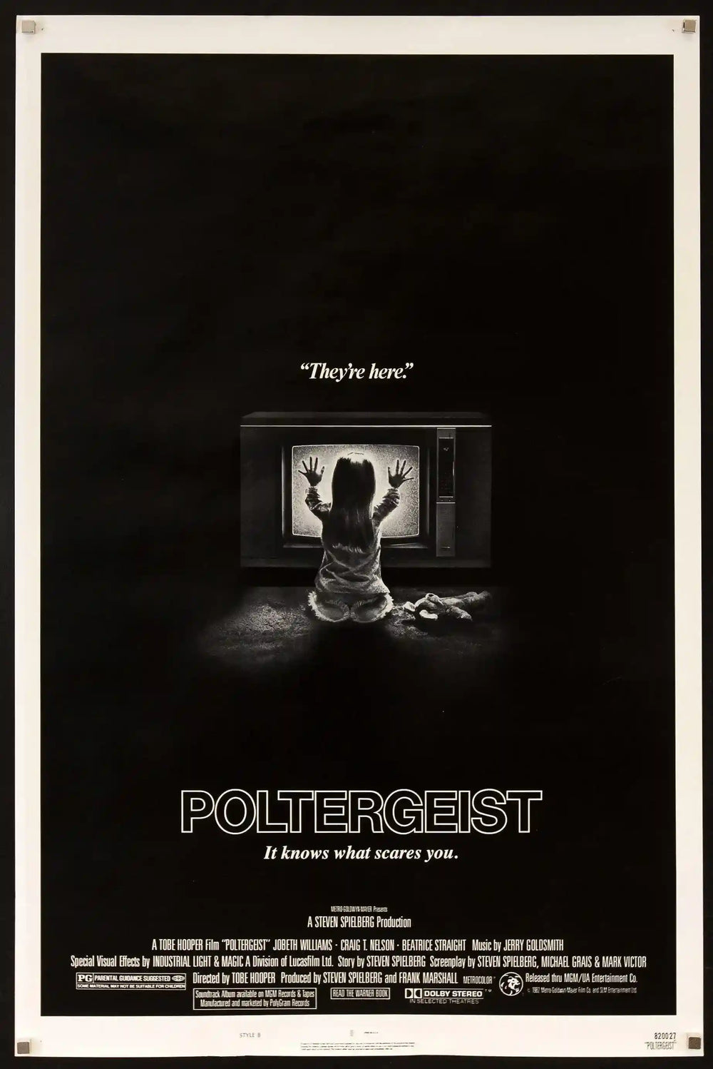 Poltergeist Original Vintage Movie Poster
