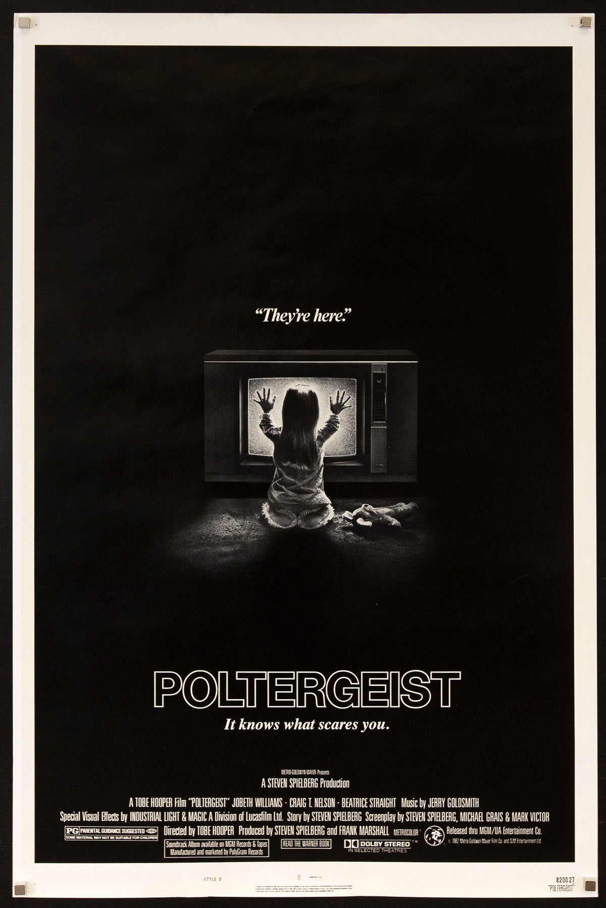 Poltergeist Original Vintage Movie Poster