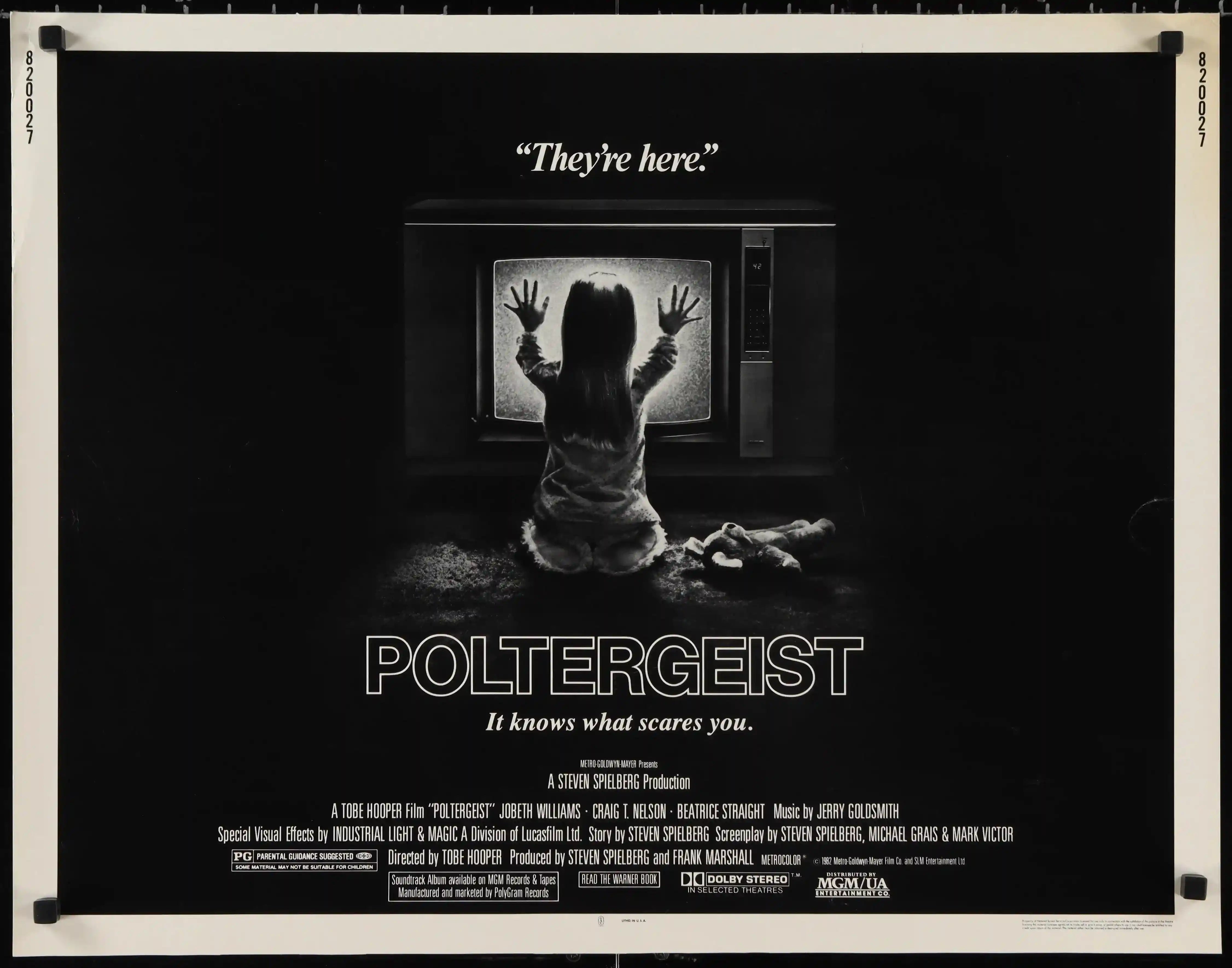 Poltergeist ページ作り直します Poltergeist Movie Poster 1982 Half Sheet (22x28)