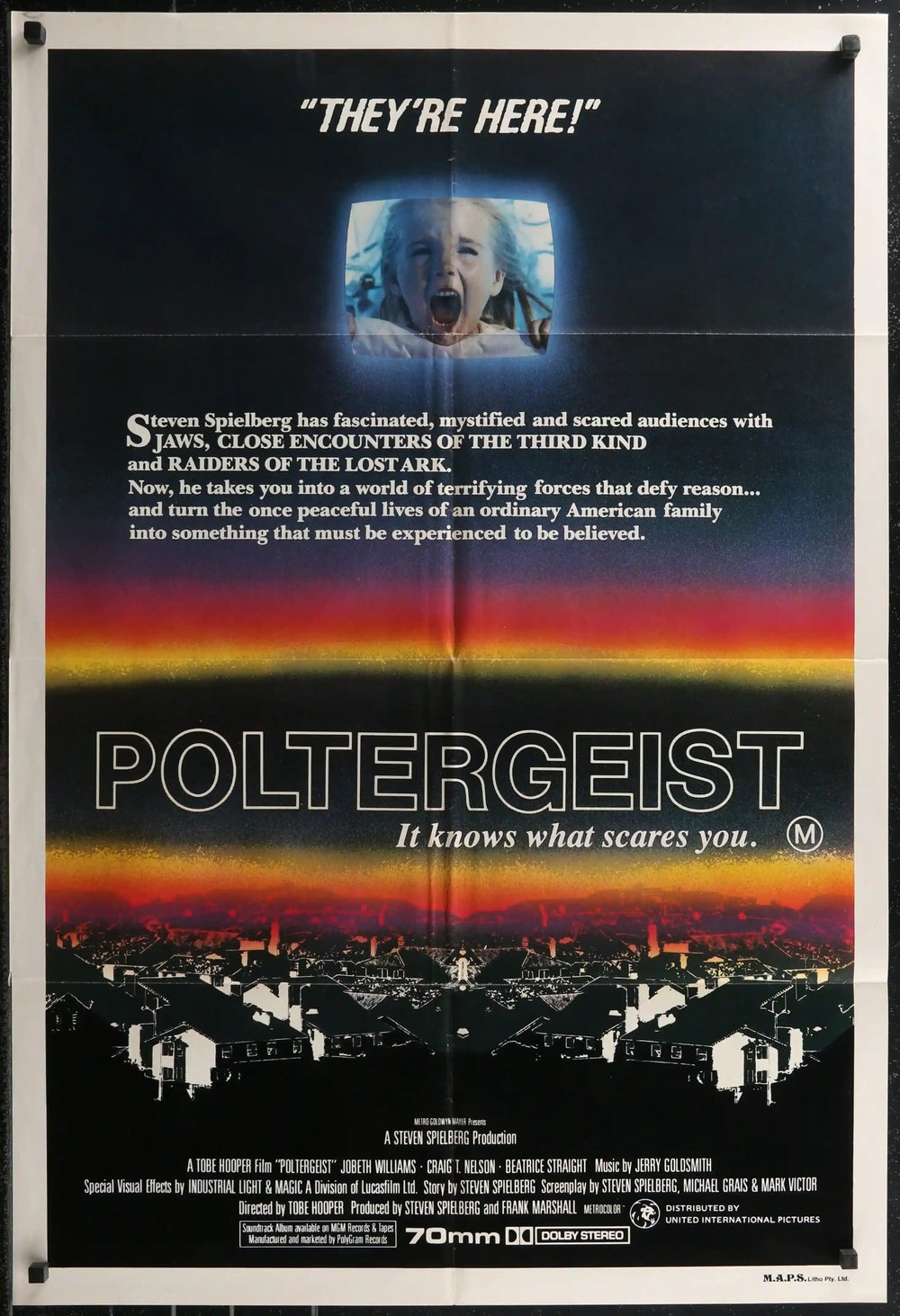 Poltergeist Original Vintage Movie Poster