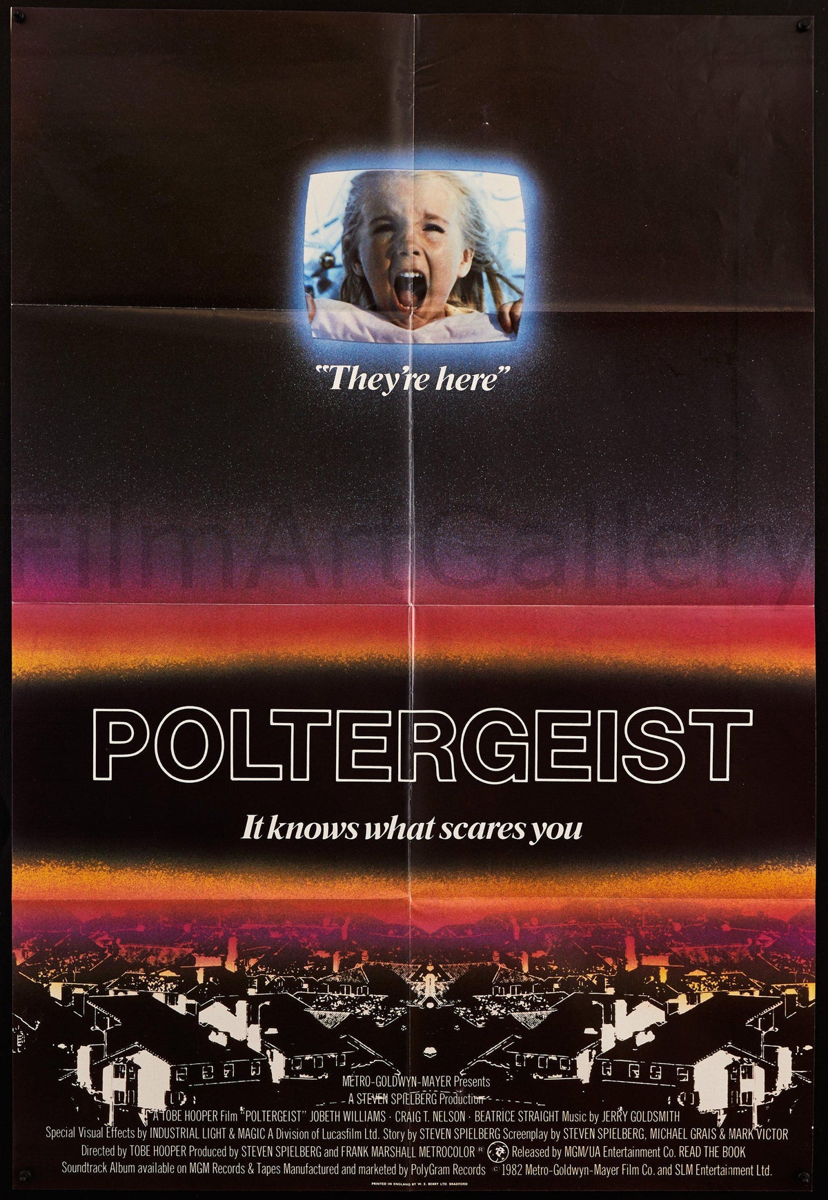 Poltergeist Original Vintage Movie Poster
