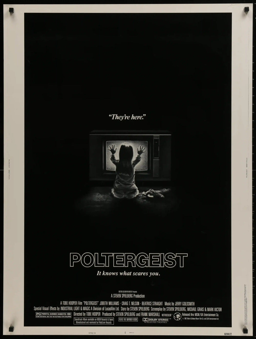 Poltergeist Original Vintage Movie Poster