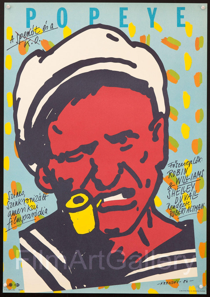 Popeye Original Vintage Movie Poster