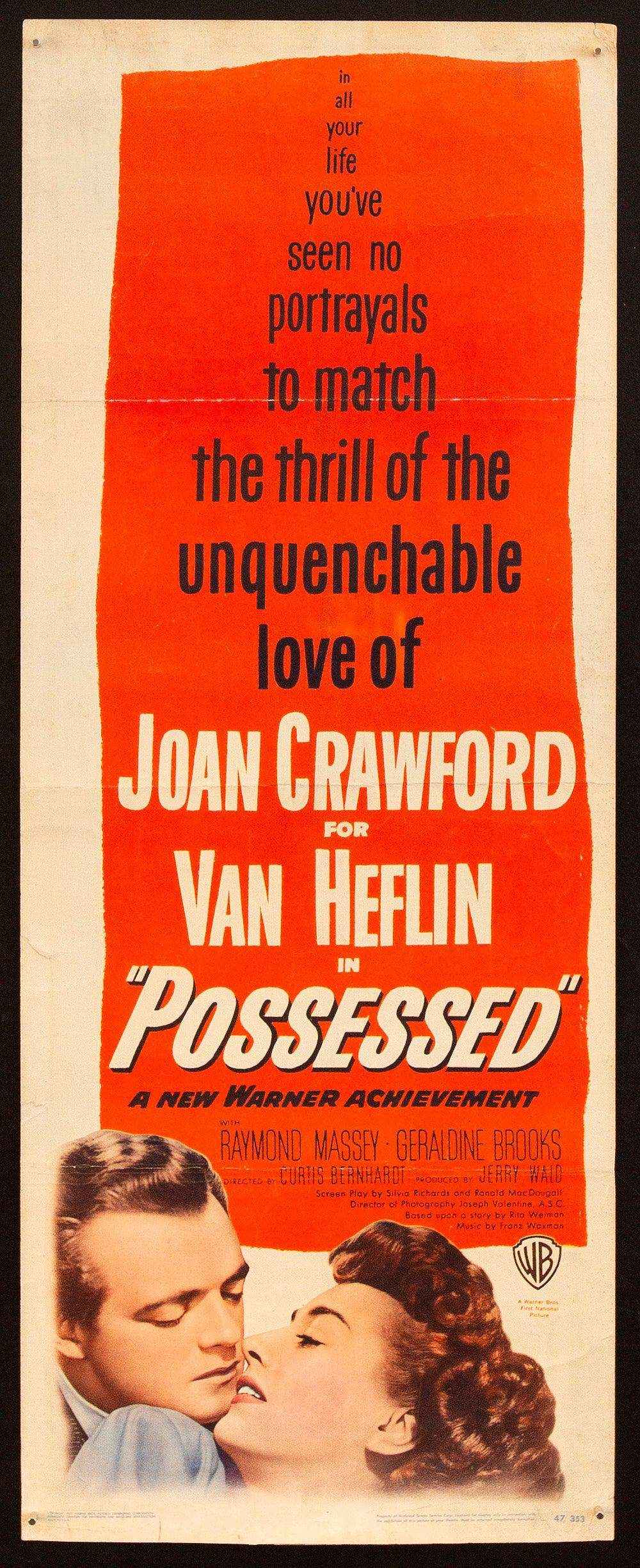 Possessed Original Vintage Movie Poster