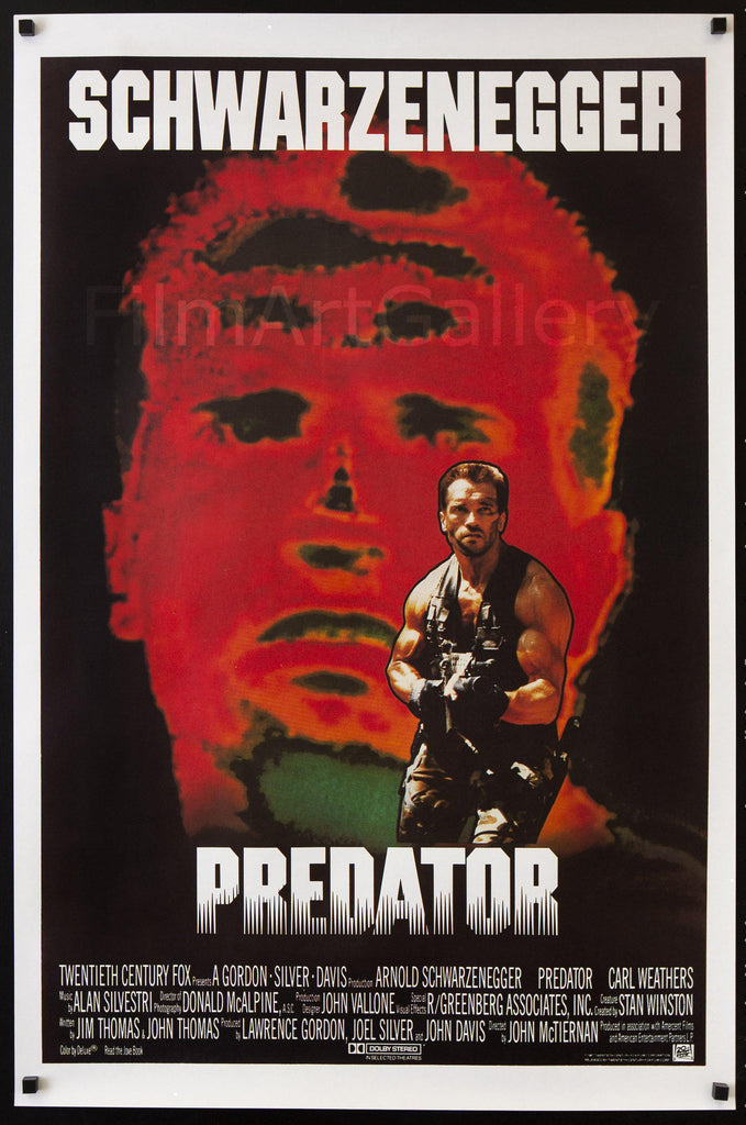 Predator 1 Sheet (27x41) Original Vintage Movie Poster
