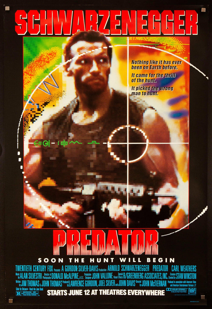 Predator Original Vintage Movie Poster