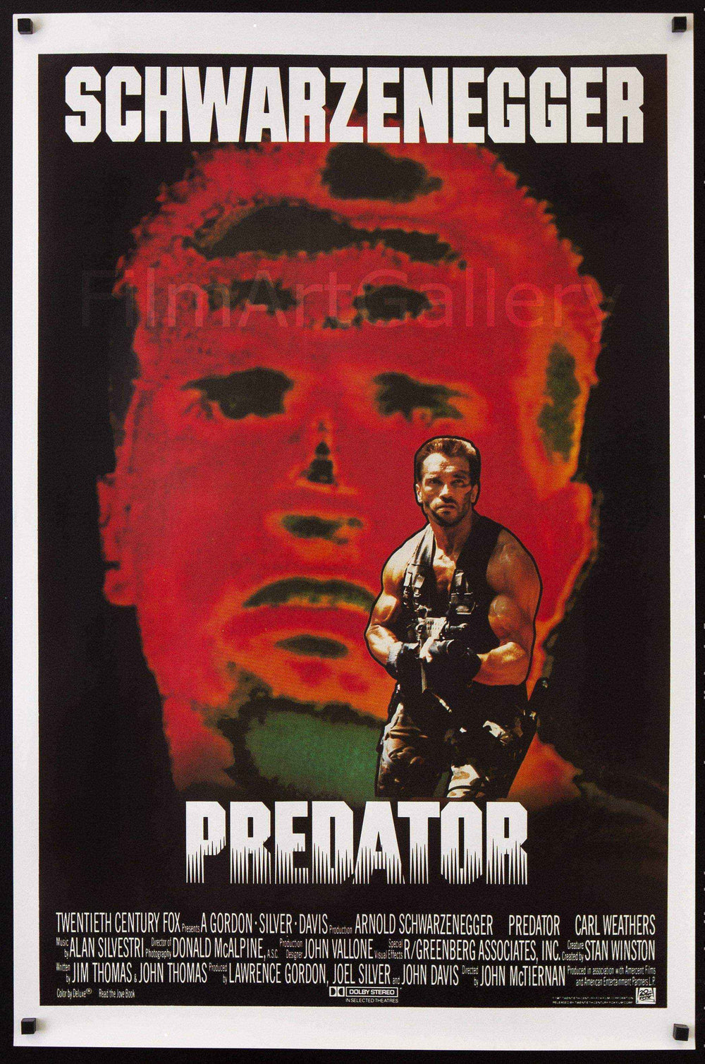 Predator Original Vintage Movie Poster