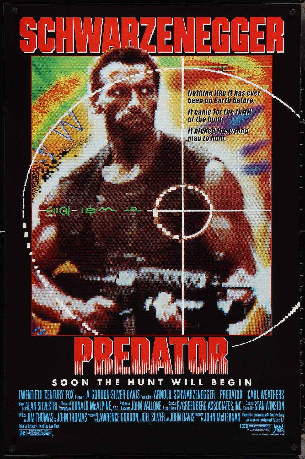 Predator Movie Poster 1987 1 Sheet (27x41)