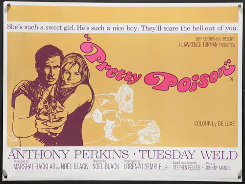 Pretty Poison Original Vintage Movie Poster