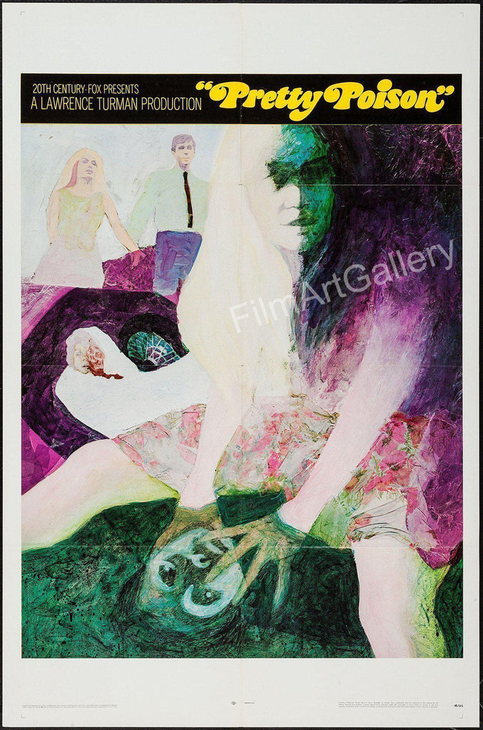 Pretty Poison Original Vintage Movie Poster