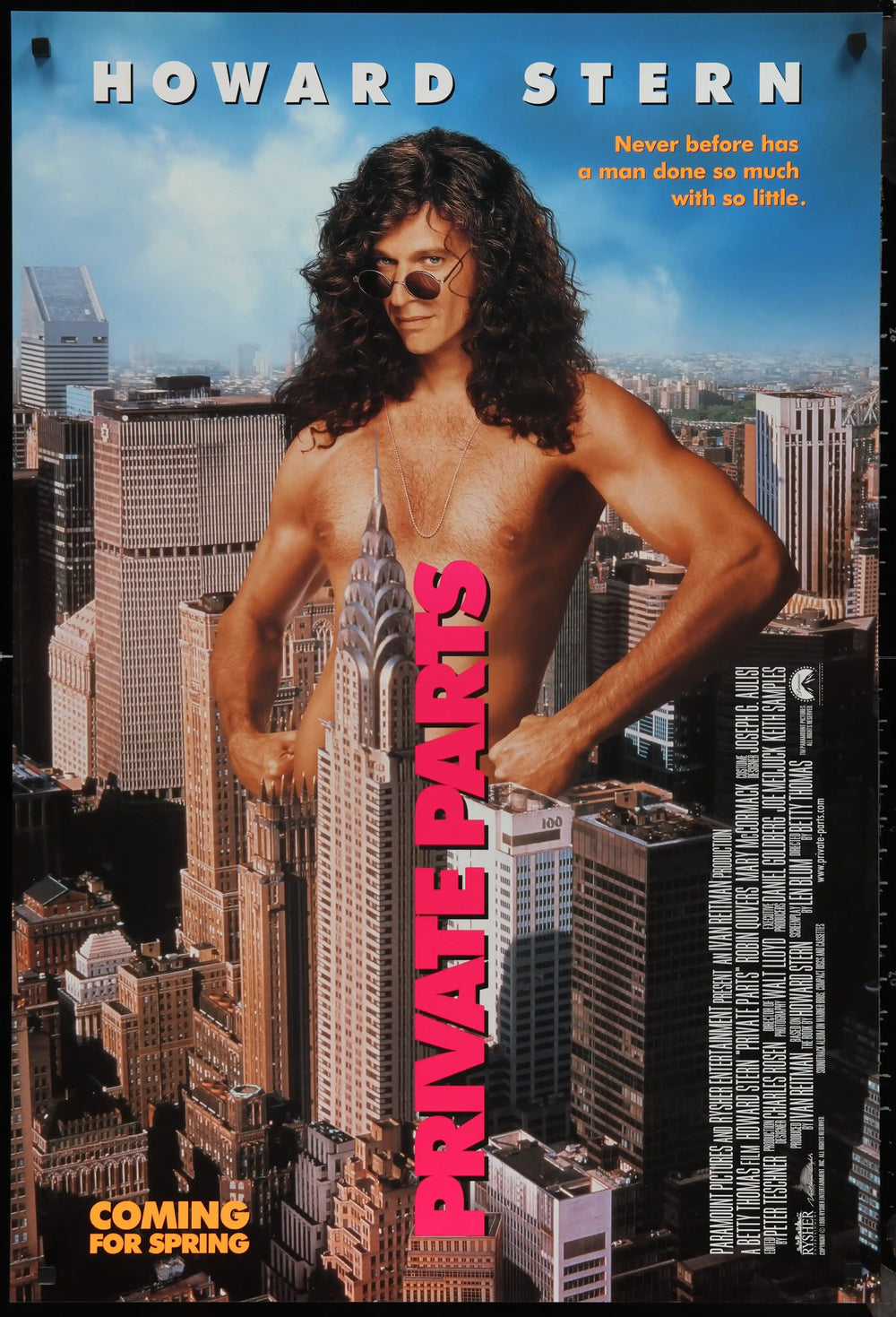 Private Parts Original Vintage Movie Poster
