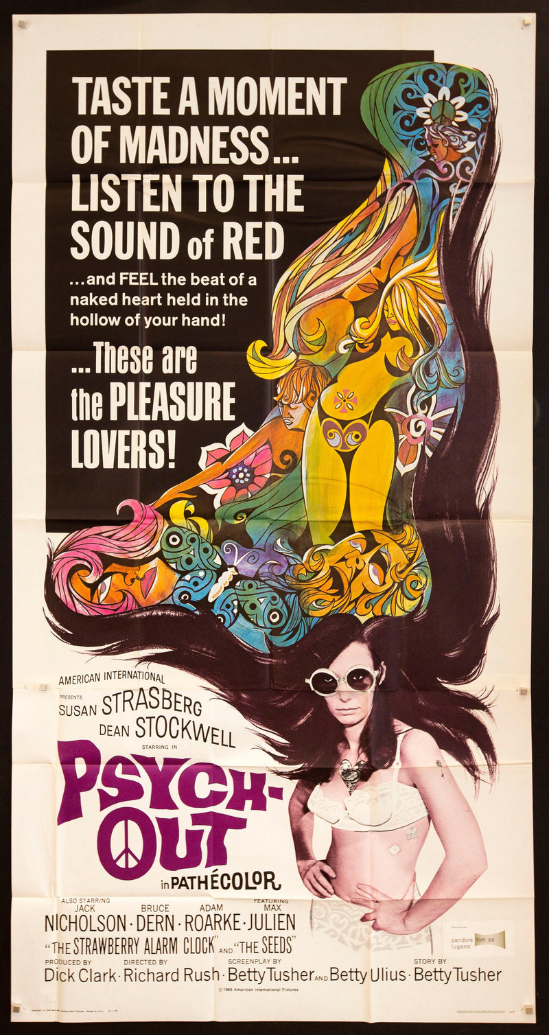 Psych-Out 3 Sheet (41x81) Original Vintage Movie Poster