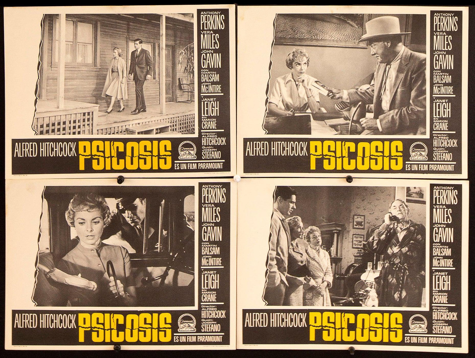 Psycho Original Vintage Movie Poster