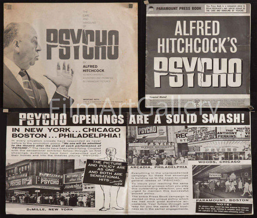 Psycho Original Vintage Movie Poster