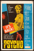 Psycho Original Vintage Movie Poster