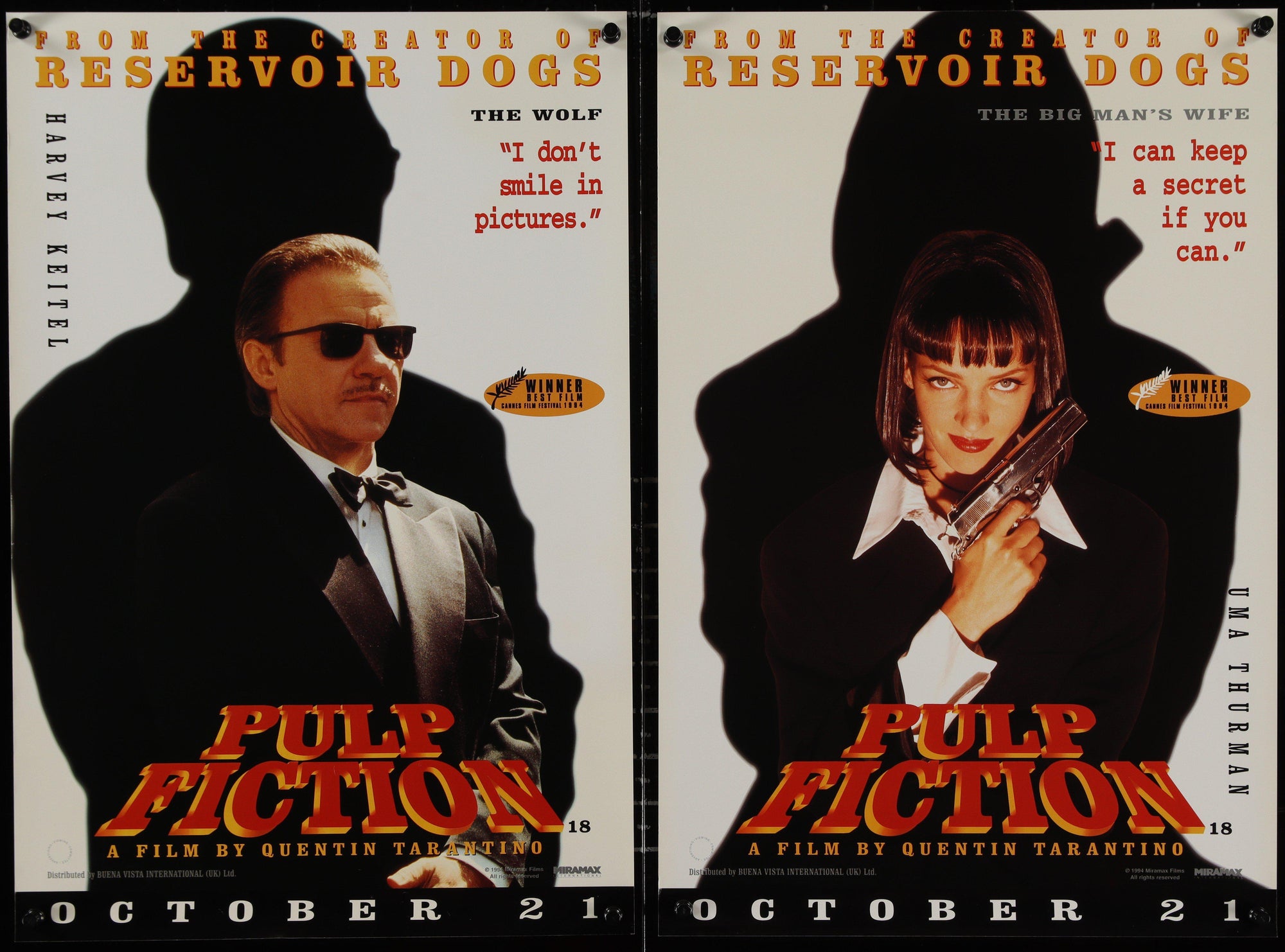Pulp Fiction Original Vintage Movie Poster