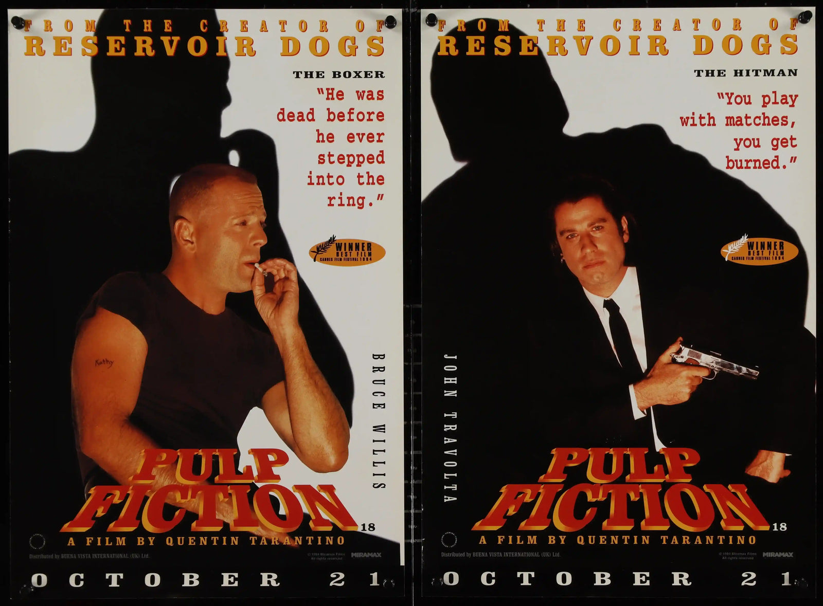 Pulp Fiction Original Vintage Movie Poster