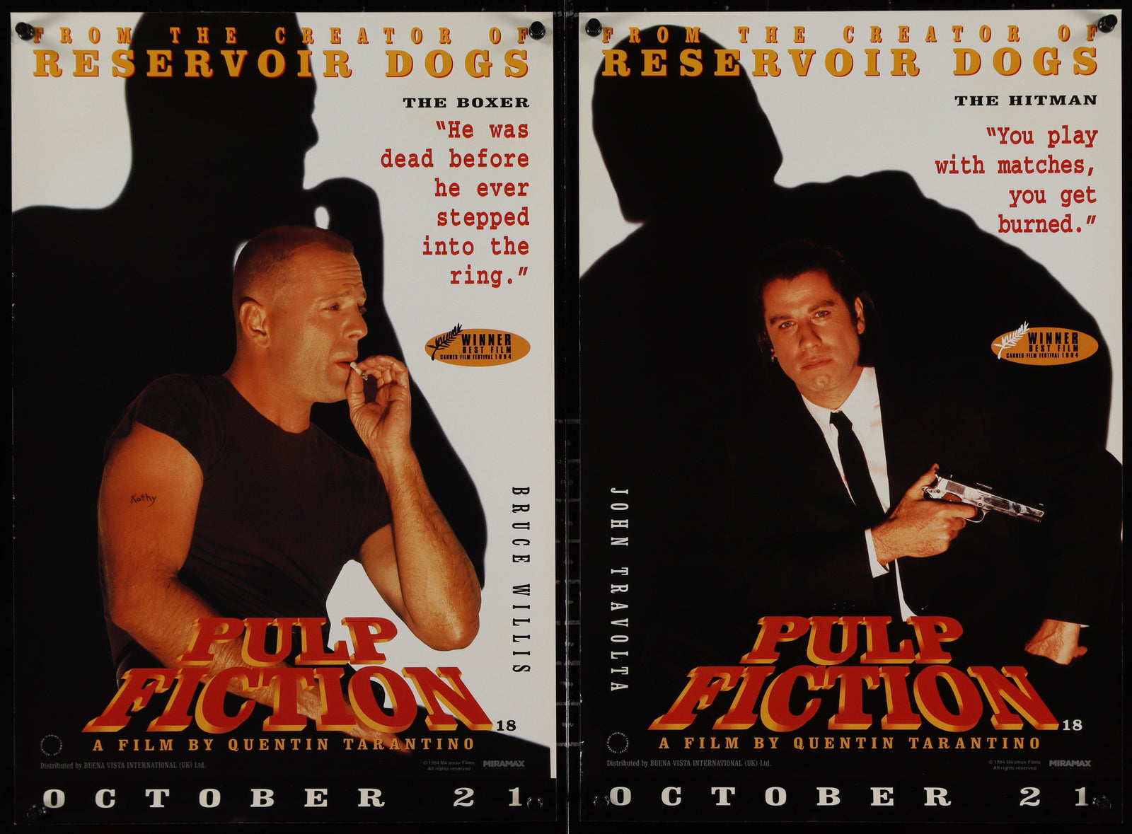 Pulp Fiction Original Vintage Movie Poster