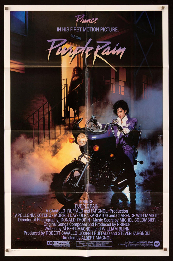 Purple Rain 1 Sheet (27x41) Original Vintage Movie Poster